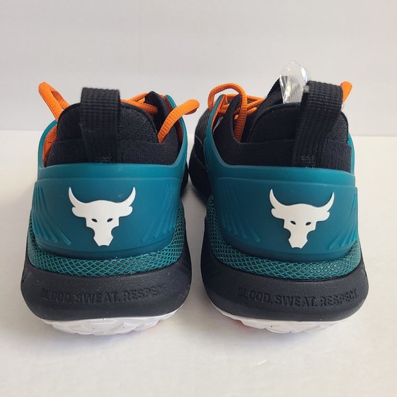 Under Armour HOVR Project Rock 5 Miami 305 Hurricanes Shoes 3026211-001 Size 7.5 main image 5